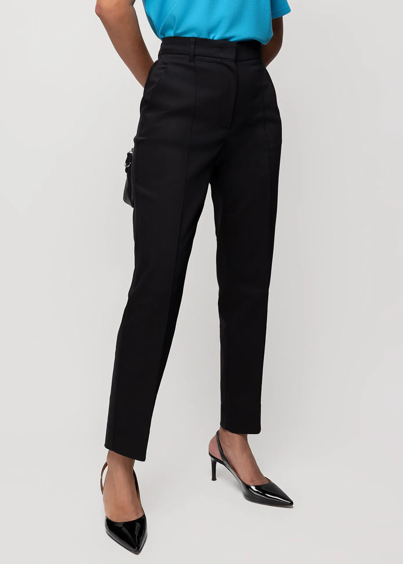 Flash Sale Broek Tailored Fit Vrouw Basics