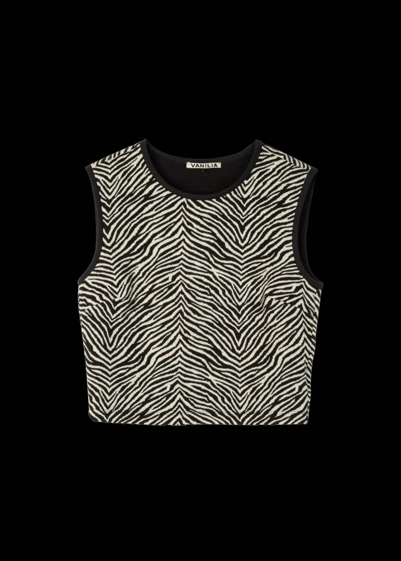 Sale Jacquard Zebra Top Vrouw Tops