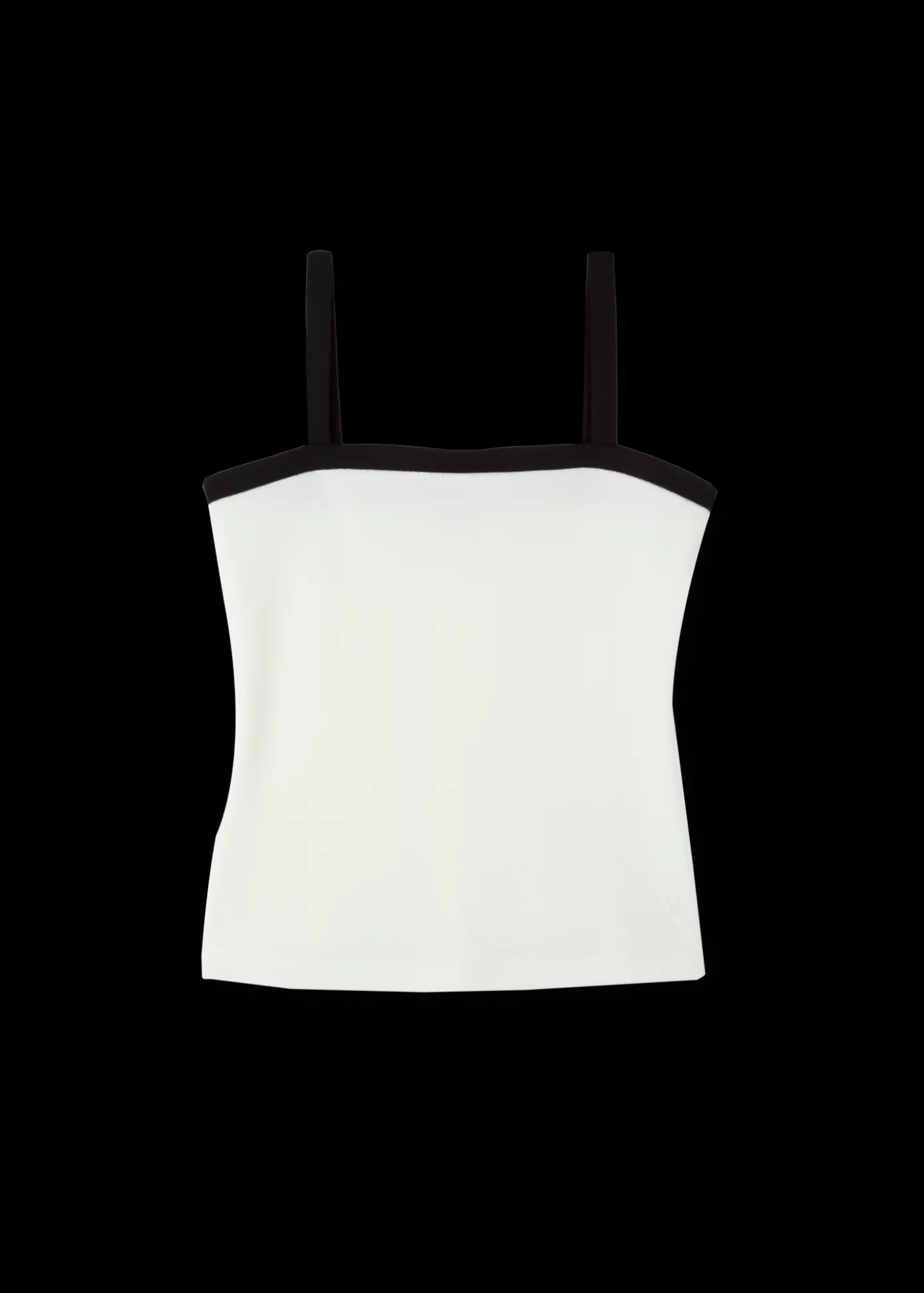 Cheap Rib Top Met Contrastboorden Vrouw Basics