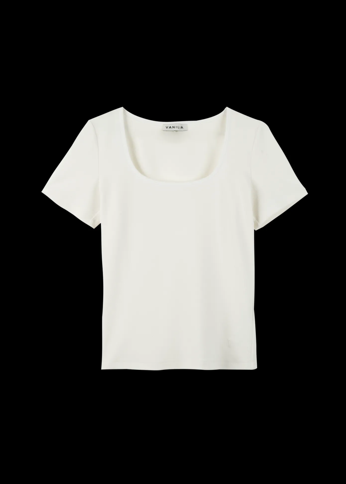 Sale Rib Top Met Vierkante Hals Vrouw Basics