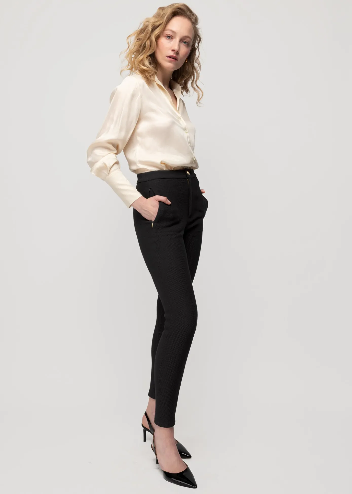 Best Struc Broek Skinny Fit Vrouw Basics