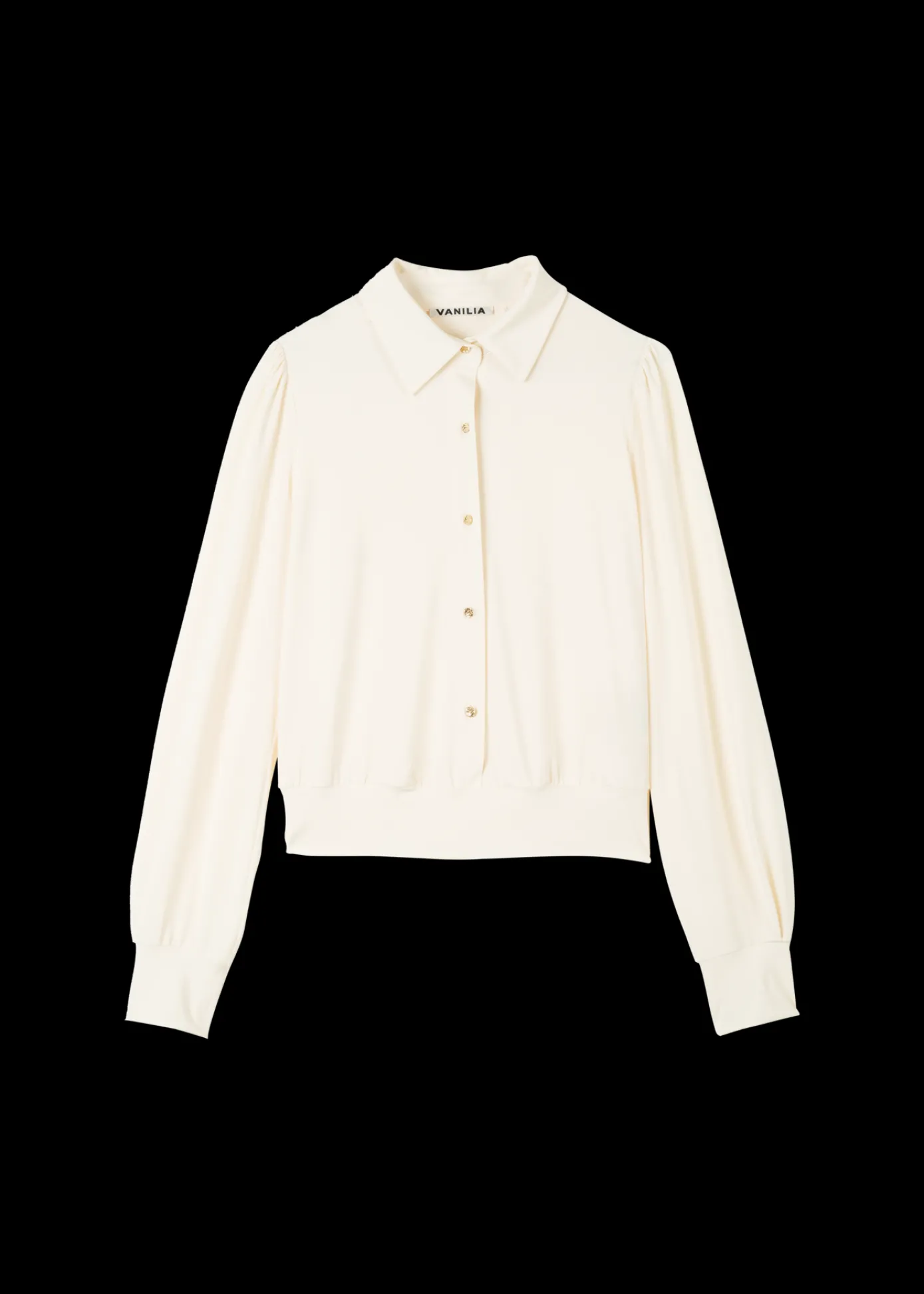 Store Tricot Blouse Met Luxe Knopen Vrouw Basics